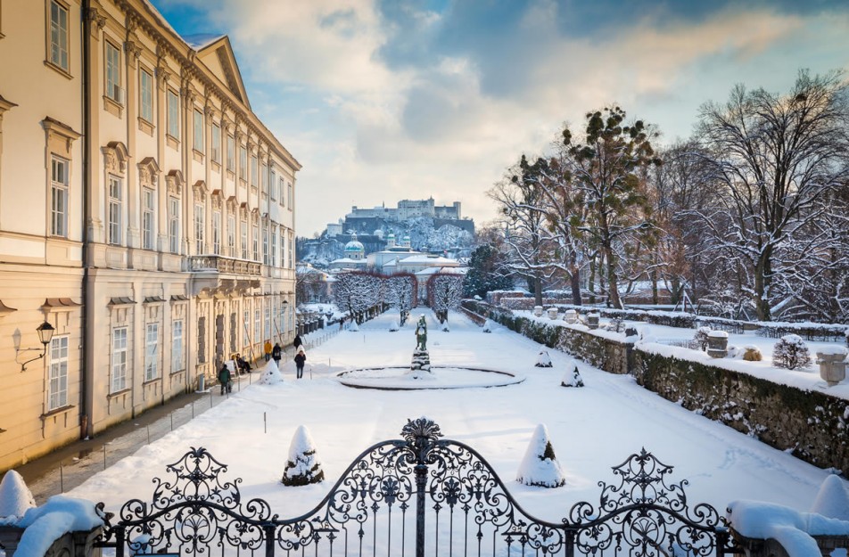 Mirabellgarten im Winter © Shutterstock